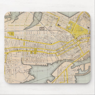 Alfombrilla De Ratón Mapa De Boston
