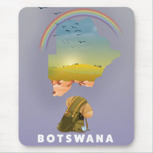 Alfombrilla De Ratón Mapa de Botsuana