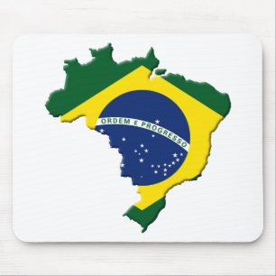 Alfombrilla De Ratón Mapa de Brasil