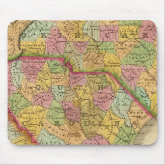 Alfombrilla De Ratón Mapa de Carolina del Norte y del Sur y Georgia