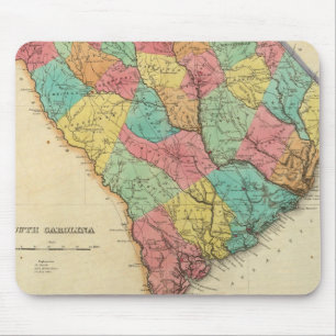 Alfombrilla De Ratón Mapa De Carolina Del Sur