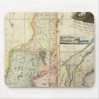 Alfombrilla De Ratón Mapa de Carrigans de New Hampshire