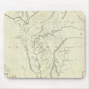 Alfombrilla De Ratón Mapa de Cherokee