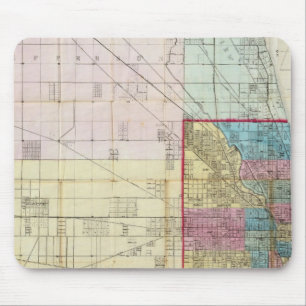Alfombrilla De Ratón Mapa de Chicago