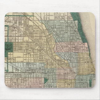 Alfombrilla De Ratón Mapa de Chicago City