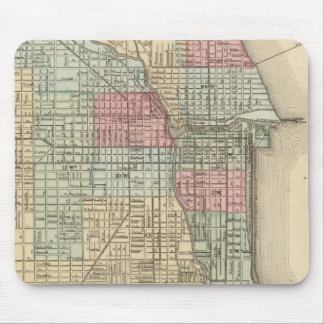 Alfombrilla De Ratón Mapa de Chicago de Mitchell