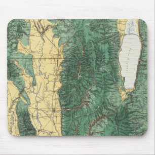 Alfombrilla De Ratón Mapa de clasificación de tierras de Utah nororien