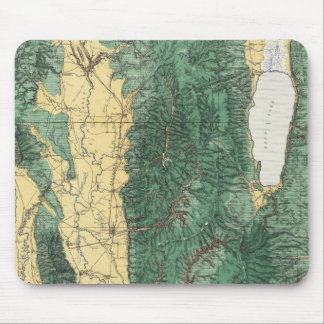 Alfombrilla De Ratón Mapa de clasificación de tierras de Utah nororient