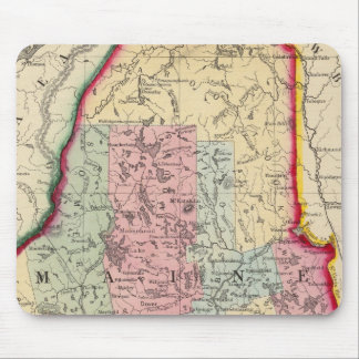 Alfombrilla De Ratón Mapa De Condado Del Estado De Maine