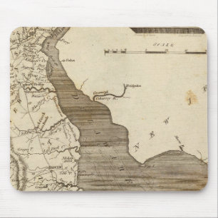 Alfombrilla De Ratón Mapa de Delaware de Arrowsmith