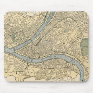 Alfombrilla De Ratón Mapa de época de Pittsburgh PA (1891)