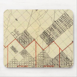 Alfombrilla De Ratón Mapa de esquema de Duluth y los suburbios