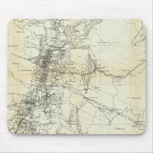 Alfombrilla De Ratón Mapa de esquema del distrito de Washoe