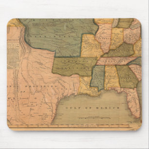 Alfombrilla De Ratón Mapa de Estados Unidos con George Washington