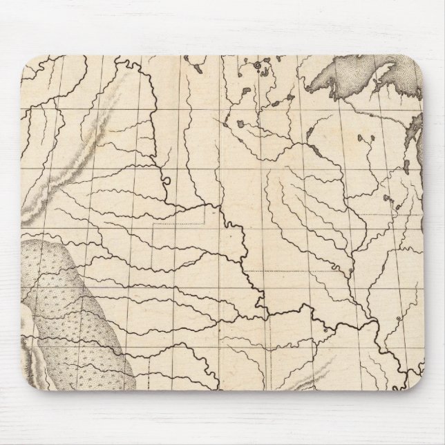 Alfombrilla De Ratón Mapa de Estados Unidos y Texas (Frente)