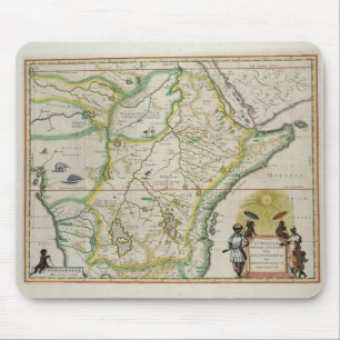 Alfombrilla De Ratón Mapa de Etiopía que muestra cinco Estados