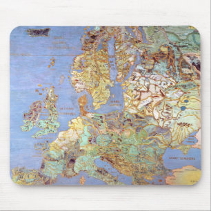 Alfombrilla De Ratón Mapa de Europa del siglo XVI