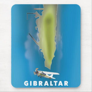 Alfombrilla De Ratón Mapa de Gibraltar