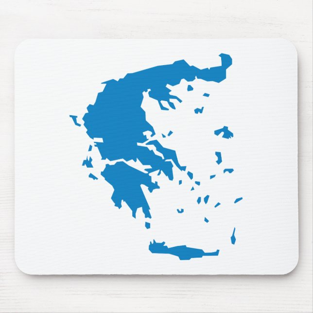 Alfombrilla De Ratón Mapa de Grecia (Frente)