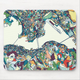 Alfombrilla De Ratón Mapa de Hong Kong, China