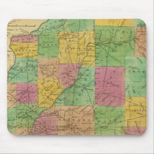 Alfombrilla De Ratón Mapa de Illinois