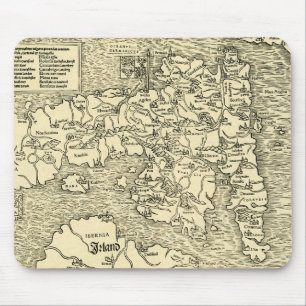 Alfombrilla De Ratón Mapa de Inglaterra en Ptolomeo 's Geographia