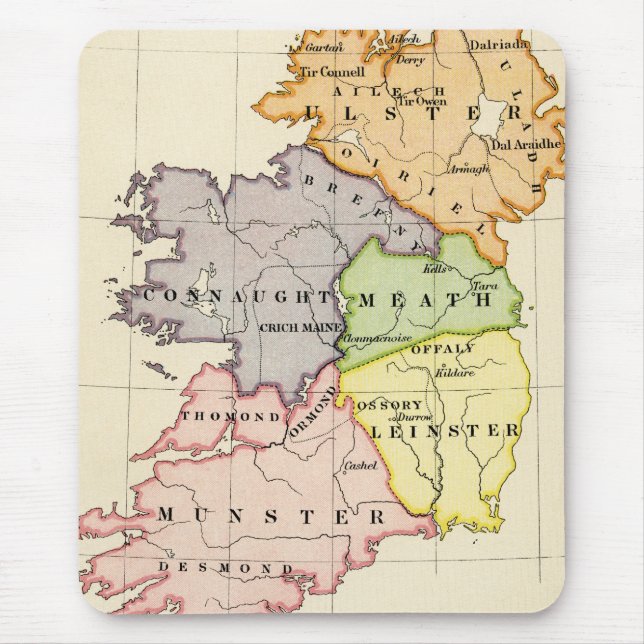 Alfombrilla De Ratón Mapa de Irlanda (Frente)