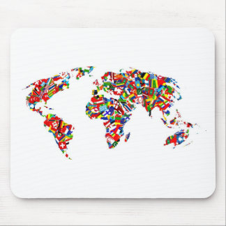 Alfombrilla De Ratón Mapa de la bandera