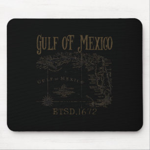 Alfombrilla De Ratón Mapa De La Bandera Del Golfo De México De Estados 