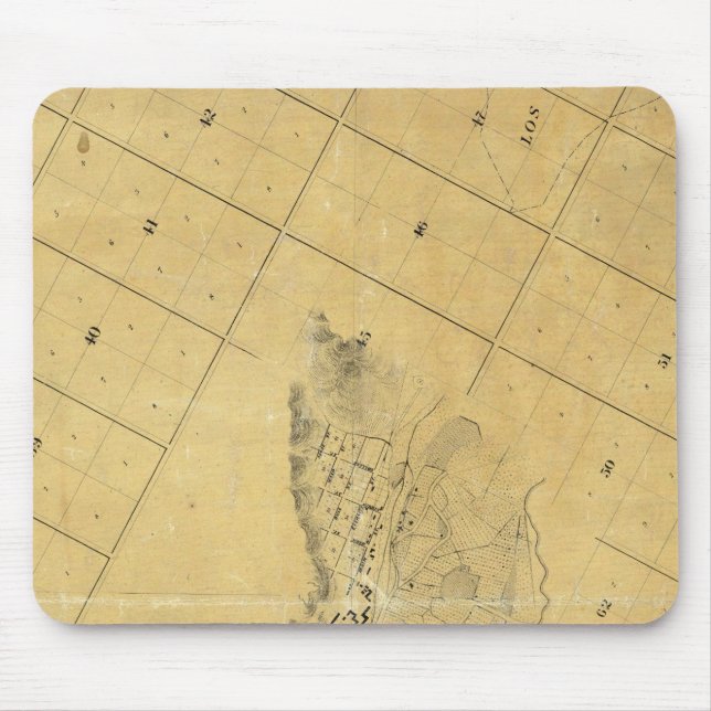 Alfombrilla De Ratón Mapa De La Ciudad De Los Ángeles (Frente)