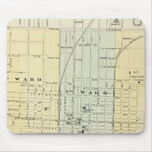 Alfombrilla De Ratón Mapa de la ciudad de Springfield