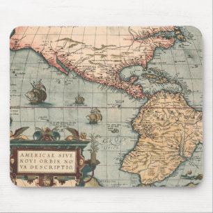 Alfombrilla De Ratón Mapa de la época de Norteamérica