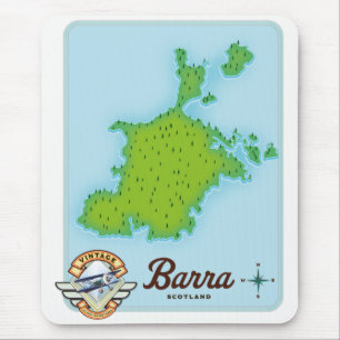 Alfombrilla De Ratón Mapa de la esclusa de Barra
