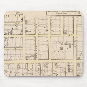 Alfombrilla De Ratón Mapa de la Isla Rhode de la Providencia Oriental