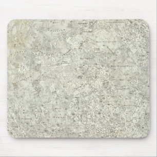 Alfombrilla De Ratón Mapa de la luna