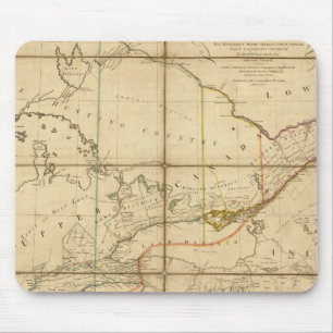 Alfombrilla De Ratón Mapa de la provincia del Alto Canadá