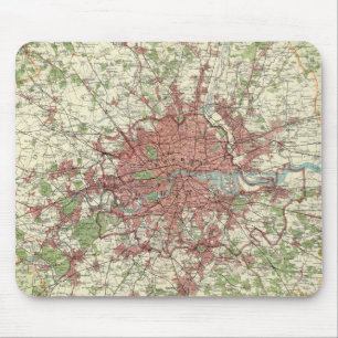 Alfombrilla De Ratón Mapa de la región de Londres