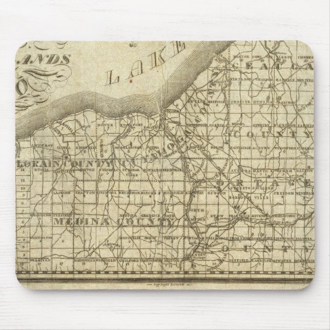 Alfombrilla De Ratón Mapa de la Reserva Occidental (Frente)