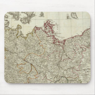 Alfombrilla De Ratón Mapa de la sección norte del Imperio de Alemania