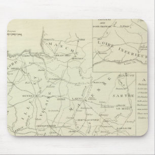 Alfombrilla De Ratón Mapa de la Vendea