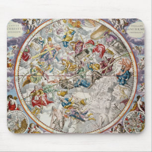 Alfombrilla De Ratón Mapa de las constelaciones cristianas según lo