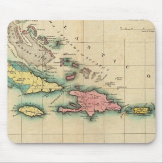 Alfombrilla De Ratón Mapa De Las Indias Occidentales