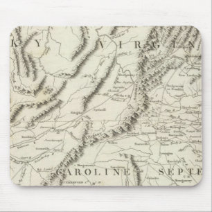 Alfombrilla De Ratón Mapa de las provincias meridionales de los Estados