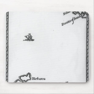 Alfombrilla De Ratón Mapa de Lilliput y de Blefuscu