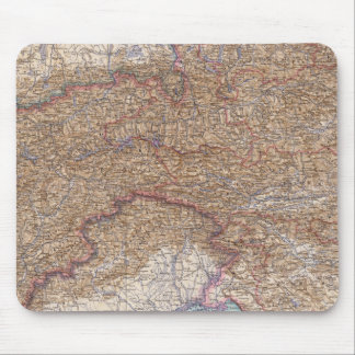 Alfombrilla De Ratón Mapa de los Alpes en Austria