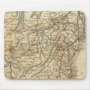 Alfombrilla De Ratón Mapa De Los Estados Unidos 3