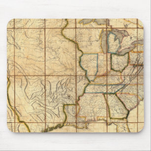 Alfombrilla De Ratón Mapa de los Estados Unidos 3