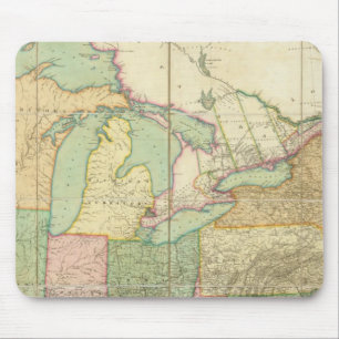 Alfombrilla De Ratón Mapa de los Estados Unidos 6