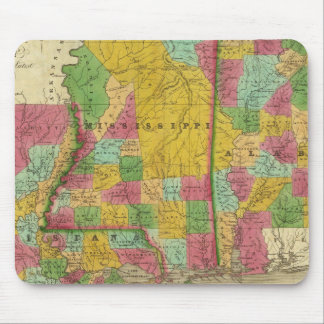 Alfombrilla De Ratón Mapa de Luisiana, Misisipi y Alabama