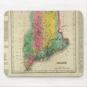 Alfombrilla De Ratón Mapa De Maine